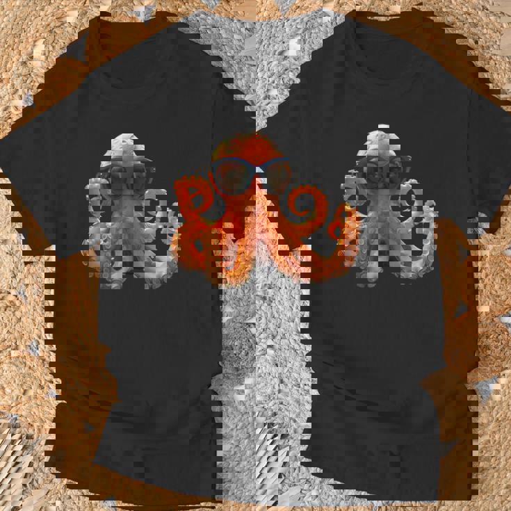 タコ 小タコ イカ 海 恋 甘タコ Tシャツ 高齢者への贈り物