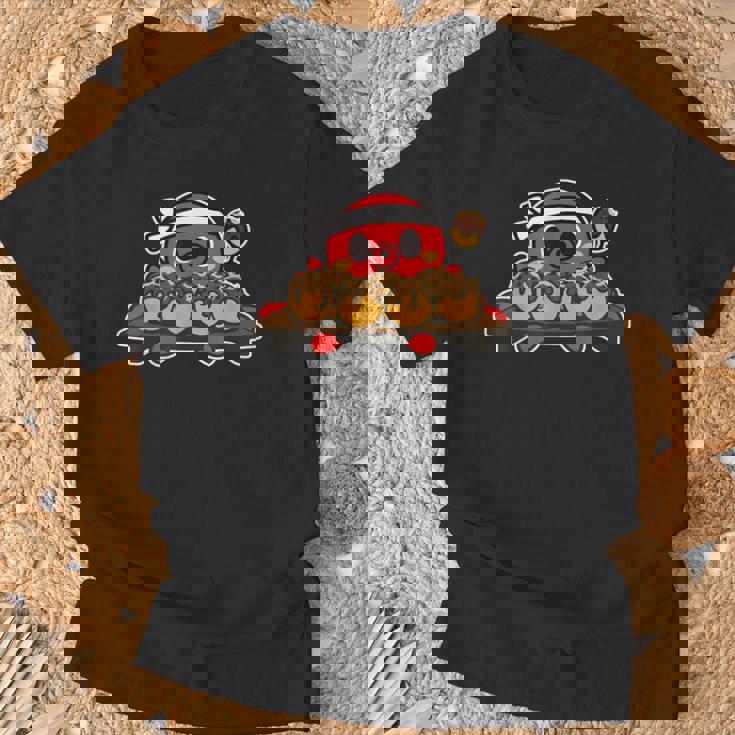 タコ料理日本たこ焼きtシャツ Tシャツ 高齢者への贈り物