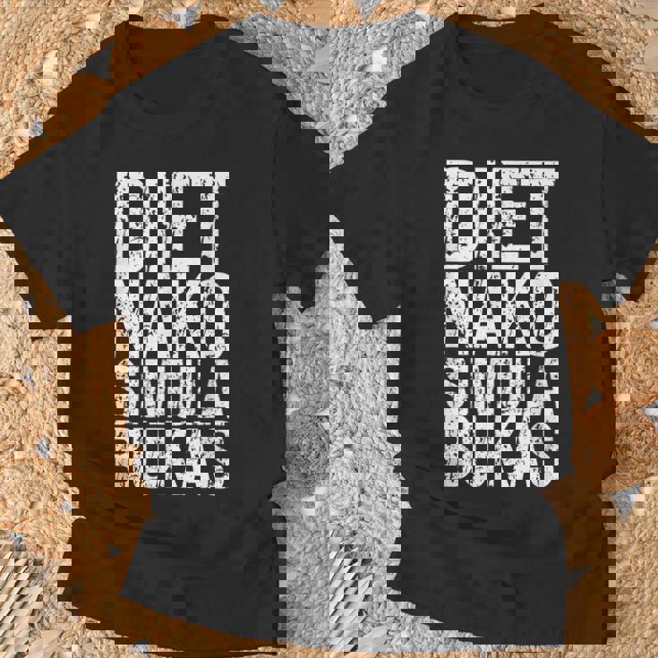 ダイエット ナコ シミュラ ブカス 面白い フィリピン人 Tシャツ 高齢者への贈り物