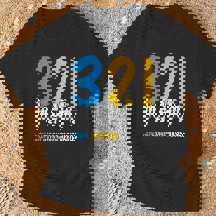 ダウン症啓発 誇り高きトリソミー 21ママダウン症 Tシャツ 高齢者への贈り物