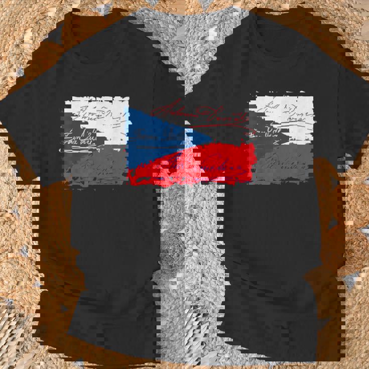 チェコの作曲家 ドヴォラック・ドラ・スメタナ チェコ Tシャツ 高齢者への贈り物