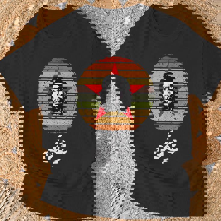 チェ・ゲバラ、キューバ、革命、署名、ゲリラ、チェ Tシャツ 高齢者への贈り物