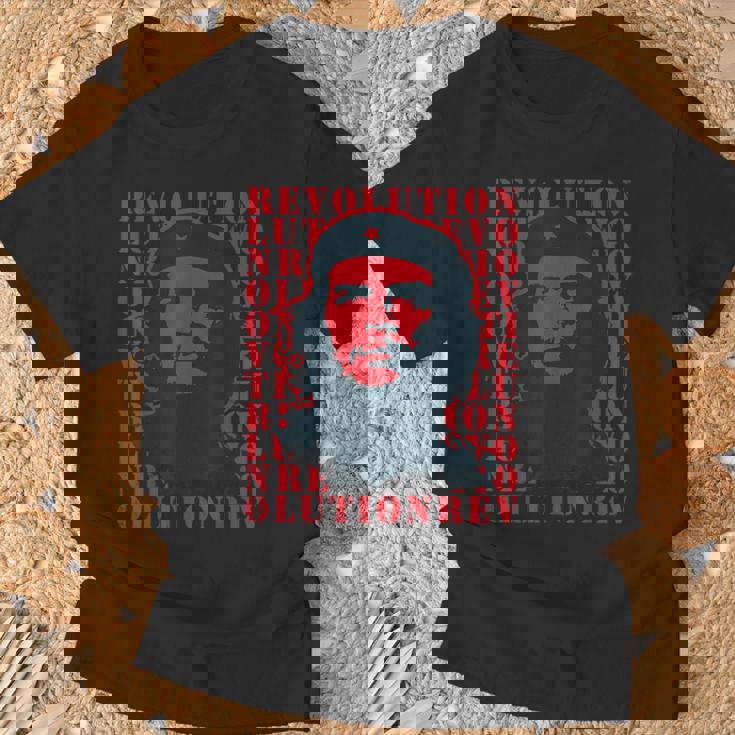 チェ・ゲバラ・レボリューション・レベル・レッド Tシャツ 高齢者への贈り物