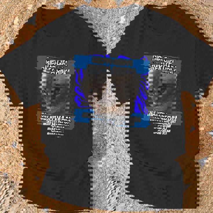 チッピ チッピ チャッパ チャッパ 踊る猫 ミーム Tシャツ 高齢者への贈り物