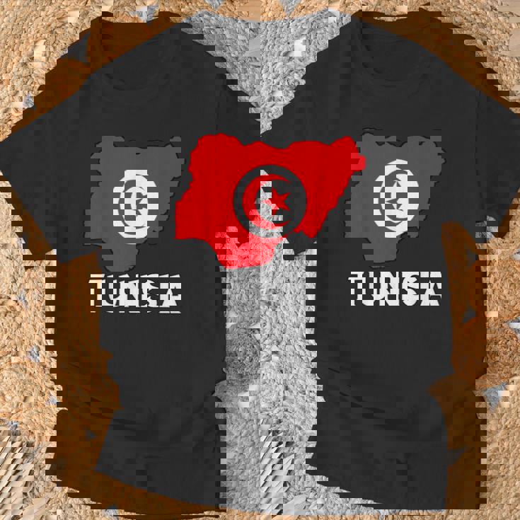 チュニジア国旗 地図 チュニジアのルーツ チュニジア プライド チュニジア Tシャツ 高齢者への贈り物