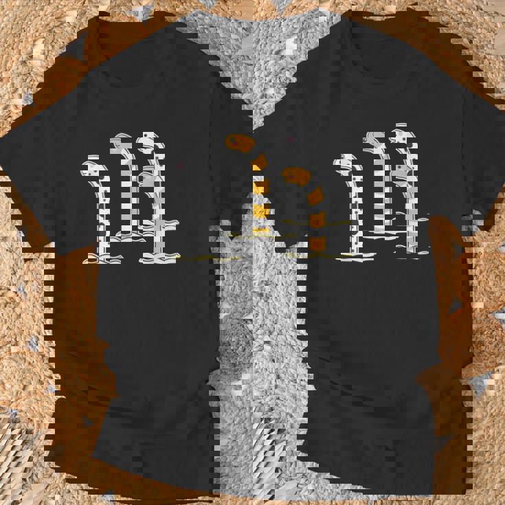 チンアナゴ & ニシキアナゴ【どうぶつフレンズ】水族館の生き物 かわいい 面白 動物 イラスト Tシャツ 高齢者への贈り物