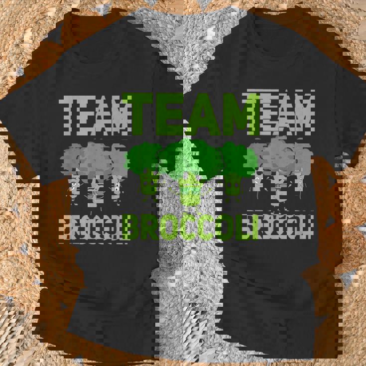 チーム ブロッコリー ビーガン ベジタリアン 植物ベース 野菜 Tシャツ 高齢者への贈り物