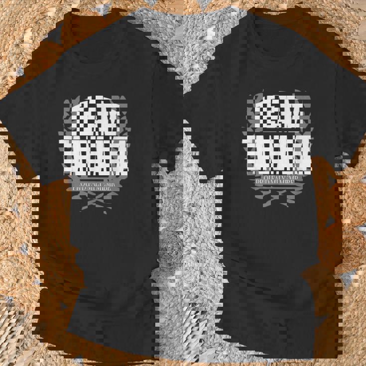 チームタナカ 誇り高き家族メンバー 田中 Tシャツ 高齢者への贈り物