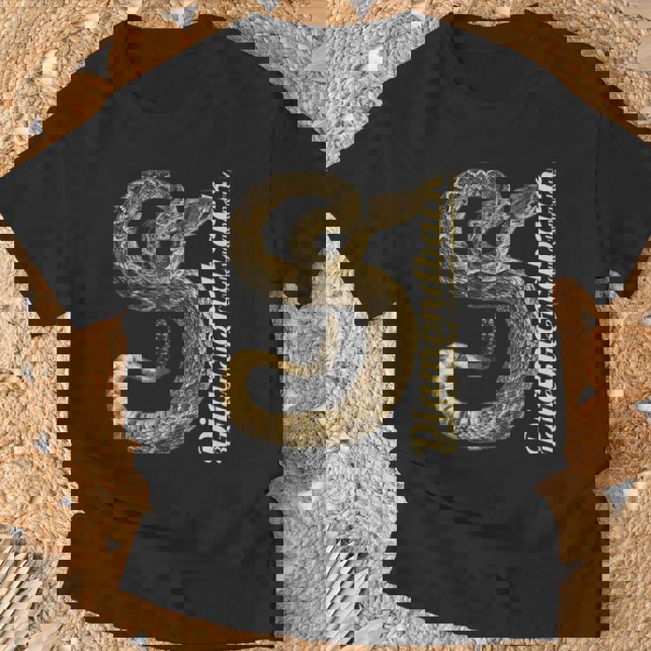 テキサス・ガラガラヘビ・クロタラス・アトロックス・アダマンテウス Tシャツ 高齢者への贈り物