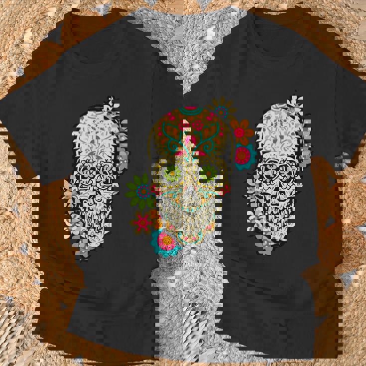 デイズ・オブ・ザ・デッド シュガー・スカル・カラベラ Tシャツ 高齢者への贈り物