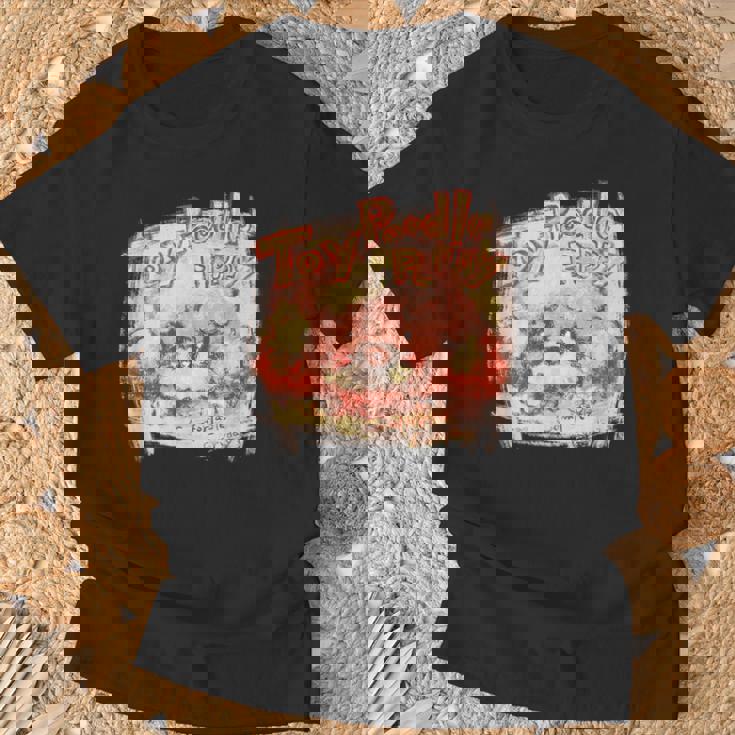 トイプードル かわいい いぬ 子犬 ペット おもしろ 動物 アート イラスト Tシャツ 高齢者への贈り物