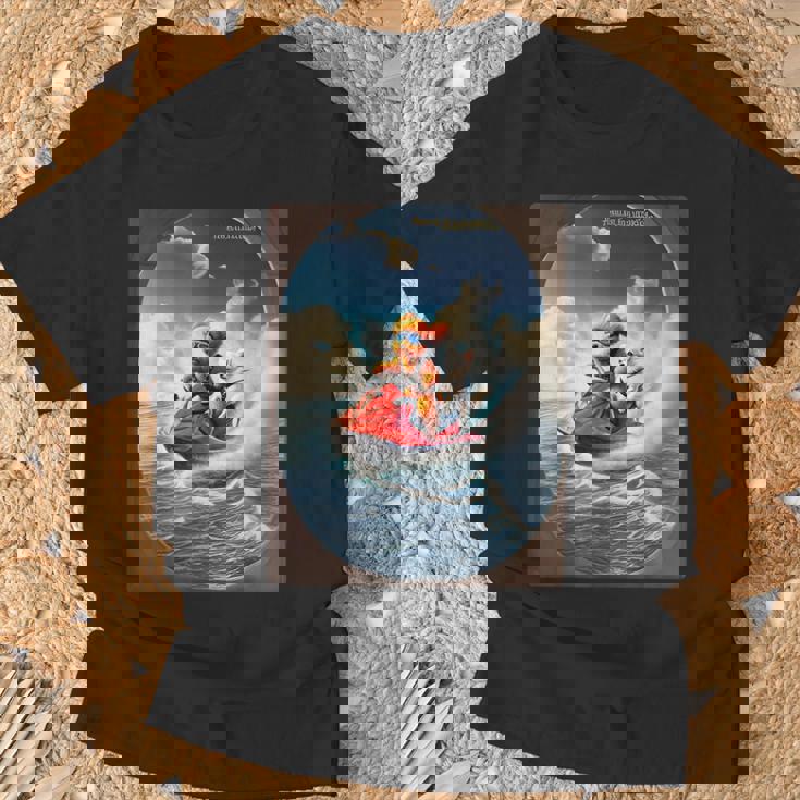 トイプードルとチワワのジェットスキー 夏の楽しいデザイン Tシャツ 高齢者への贈り物