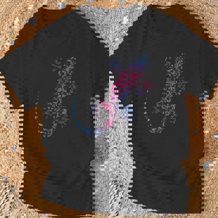 トカゲ爬虫類 マオリ柄 カメレオンヤモリ Tシャツ 高齢者への贈り物