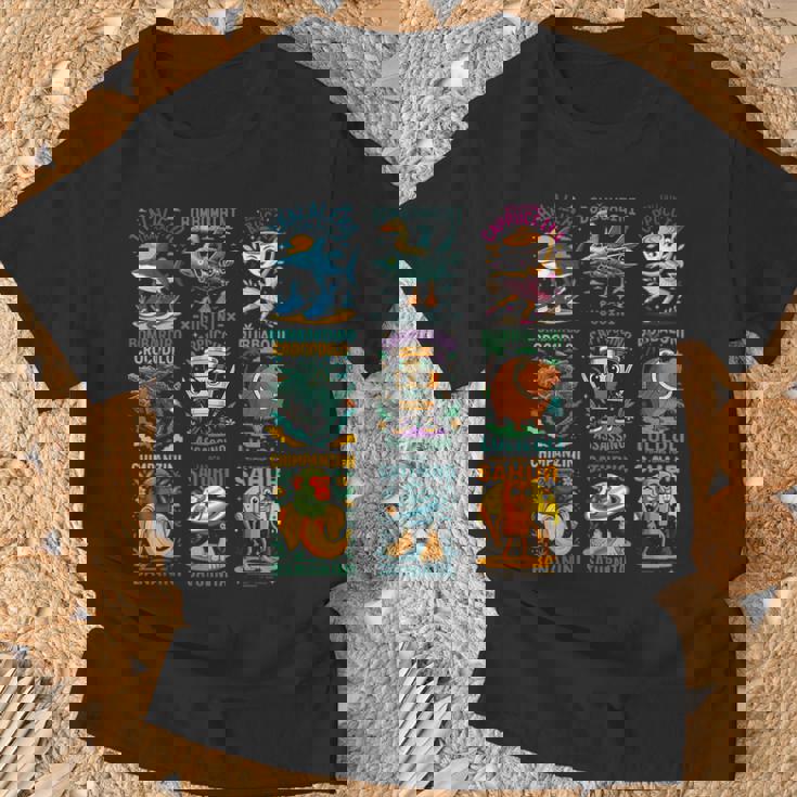 トップ ブレイン キャラ キッズ お気に入り 男の子 ミーム Aiモンスター Tシャツ 高齢者への贈り物