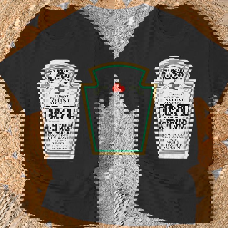 トマトケチャップ カップルグループ ハロウィンコスチューム Diy ラストミン Tシャツ 高齢者への贈り物