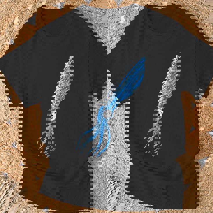 トライバル イカ 海の動物 Tシャツ 高齢者への贈り物