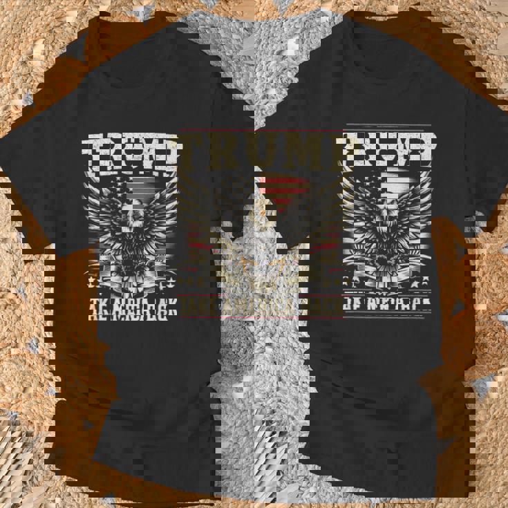 トランプ 2024 テイク・アメリカ・バック トランプ大統領 Tシャツ 高齢者への贈り物