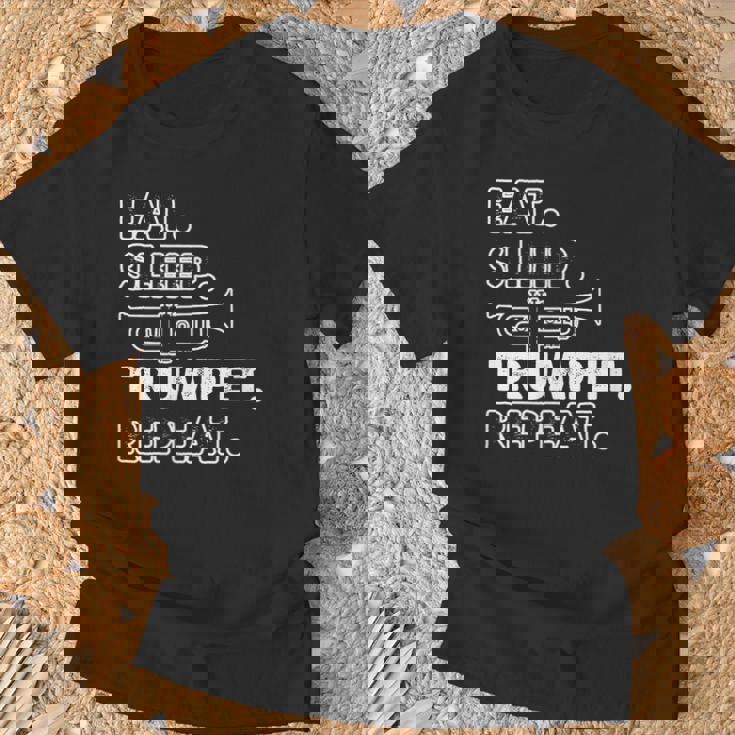 トランペッターのための面白いトランペット格言モチーフ Tシャツ 高齢者への贈り物