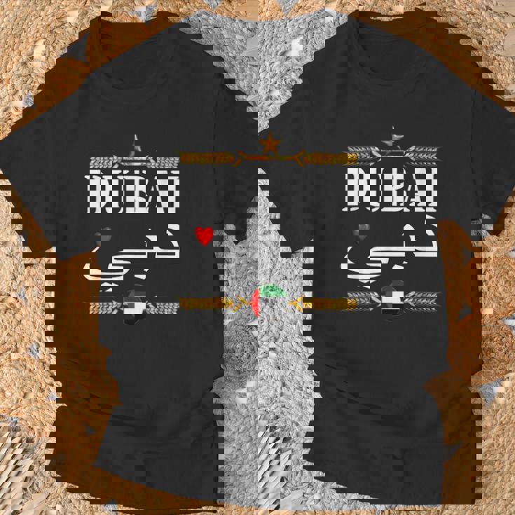 ドバイ アラブ首長国連邦Uaeお土産 おもしろ ラブ ドバイ Tシャツ 高齢者への贈り物