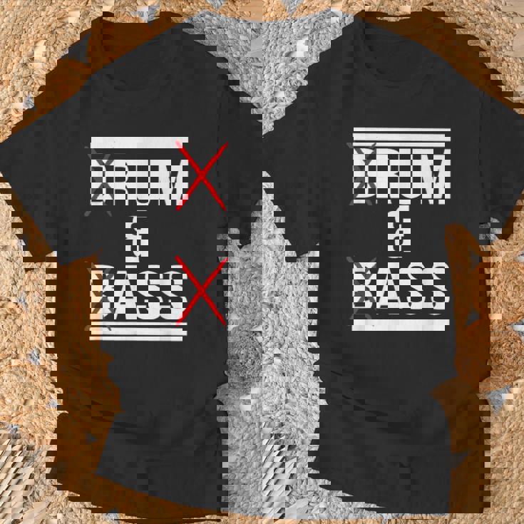 ドラムンベース Dnb 面白いモチーフ Tシャツ 高齢者への贈り物