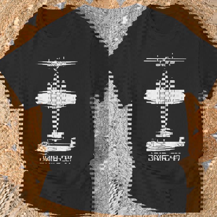 ドルニエdo217ドイツ第二次世界大戦爆撃機 Tシャツ 高齢者への贈り物
