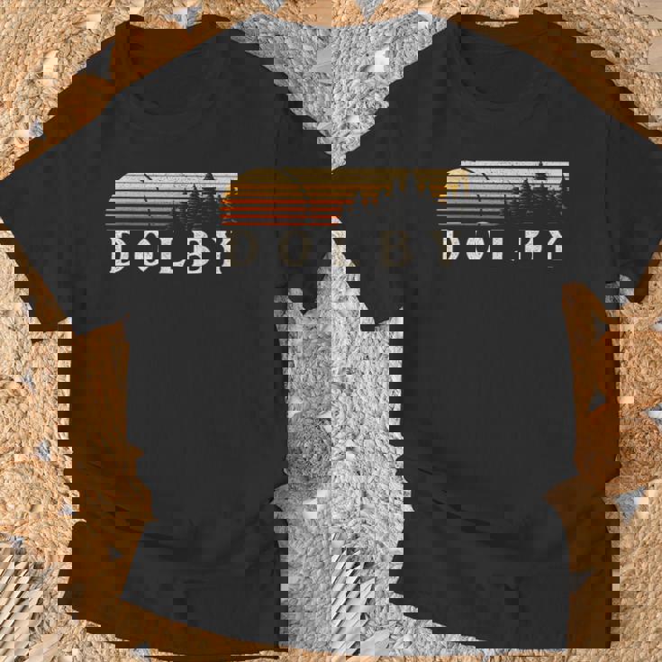 ドルビー、Me ヴィンテージ エバーグリーン サンセット 80年代レトロ Tシャツ 高齢者への贈り物