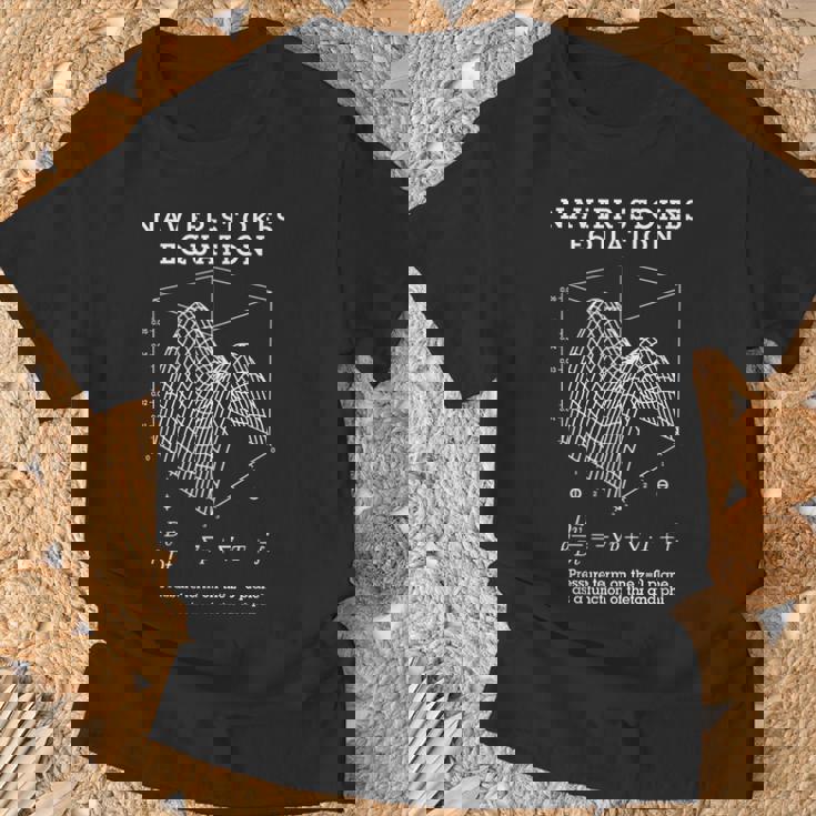 ナビエ・ストークス 方程式 物理学 数学 教師 オタク系 科学 Tシャツ 高齢者への贈り物