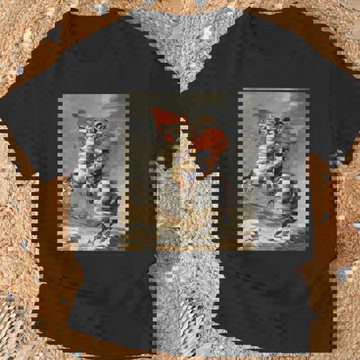 ナポレオン・ボナパルト ジャック・ルイ・デイヴィッド ネオクラシシズムアート Tシャツ 高齢者への贈り物