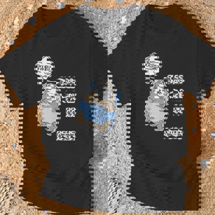 ナマケモノ さん『あしたも きっと いい いちにち』【どうぶつフレンズ】動物園の生き物 イラスト Tシャツ 高齢者への贈り物