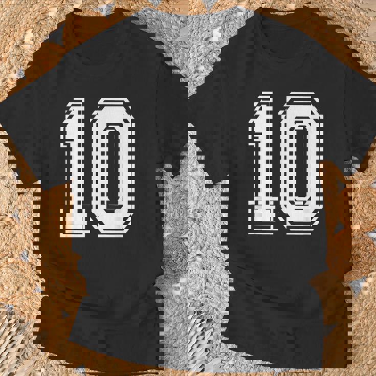 ナンバー10 誕生日ギフト スポーツ選手 チーム番号入りジャージ Tシャツ 高齢者への贈り物