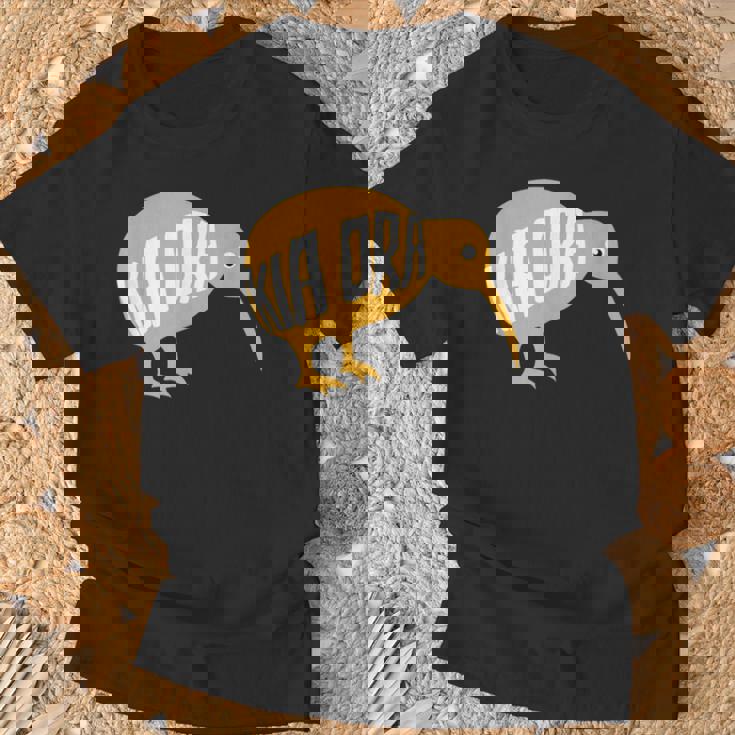 ニュージーランド お土産 キウイ鳥 キア・オラ Be Well ギフト Tシャツ 高齢者への贈り物