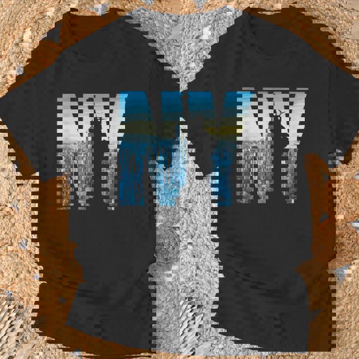 ニューヨーク市のデザインnyc自由の女神アーバン Tシャツ 高齢者への贈り物