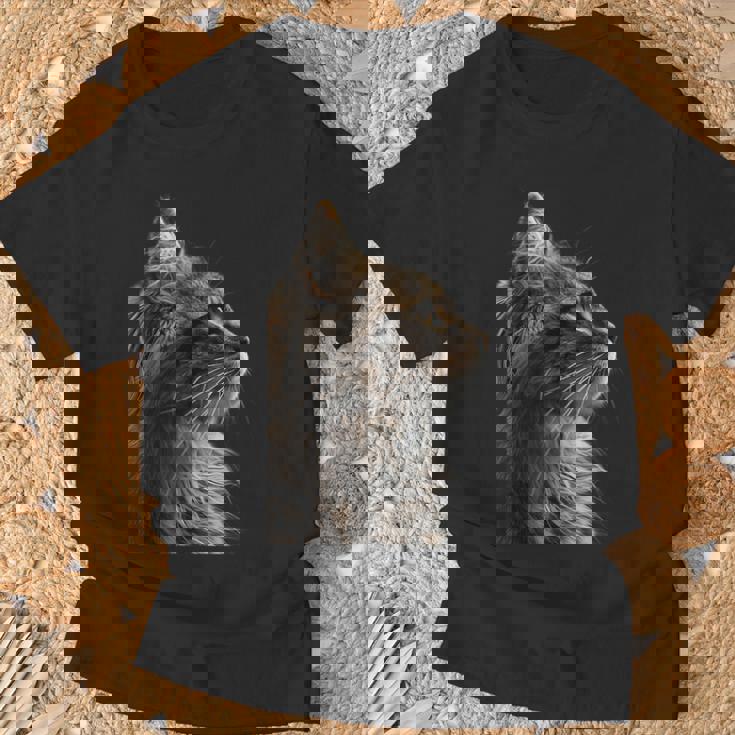 ノルウェージャンフォレストキャット Tシャツ 高齢者への贈り物