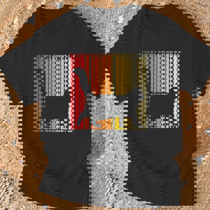 ノルウェージャンフォレストキャット 猫の所有者の贈り物 Tシャツ 高齢者への贈り物