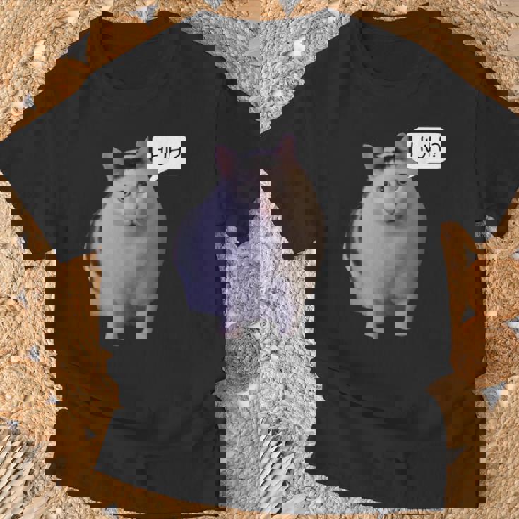 ハァ・キャット・ミーム Tシャツ 高齢者への贈り物