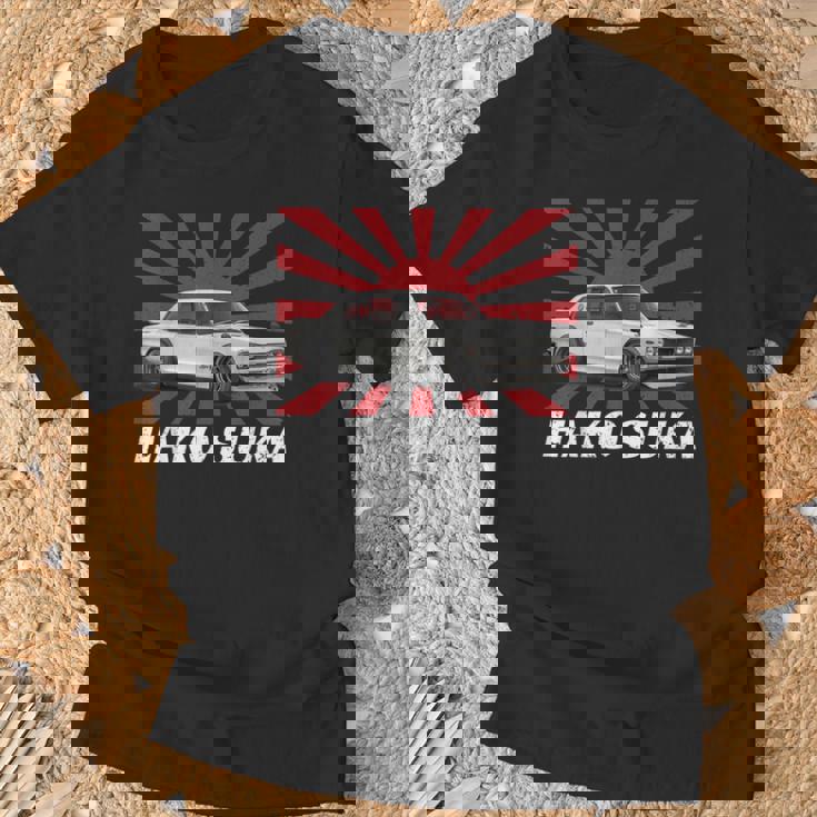 ハコスカ クラシック Jdm レーシングシャツ Tシャツ 高齢者への贈り物