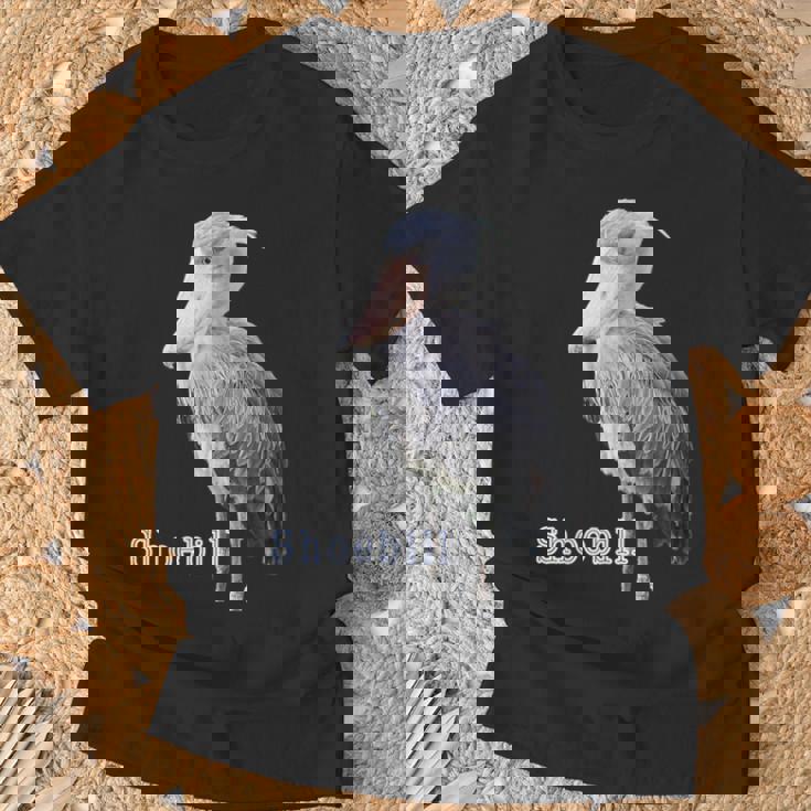 ハシビロコウ（写真 切り抜き）大きな 青い鳥 グッズ Tシャツ 高齢者への贈り物