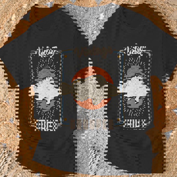 ハタ 魚 ヴィンテージ レトロ クラシック 動物 愛 Tシャツ 高齢者への贈り物