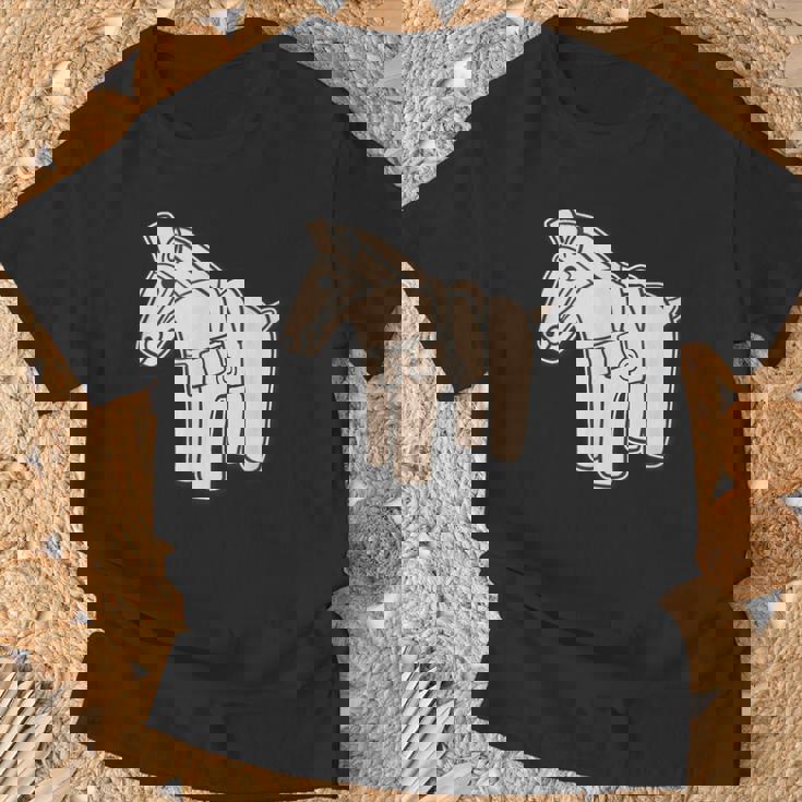 ハニワの馬 埴輪【ゆるフレンズ】歴史土器 シンプル かわいい イラスト Tシャツ 高齢者への贈り物