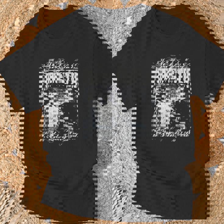 ハロウィンモンスターホラー映画 FrankenStein Tシャツ 高齢者への贈り物