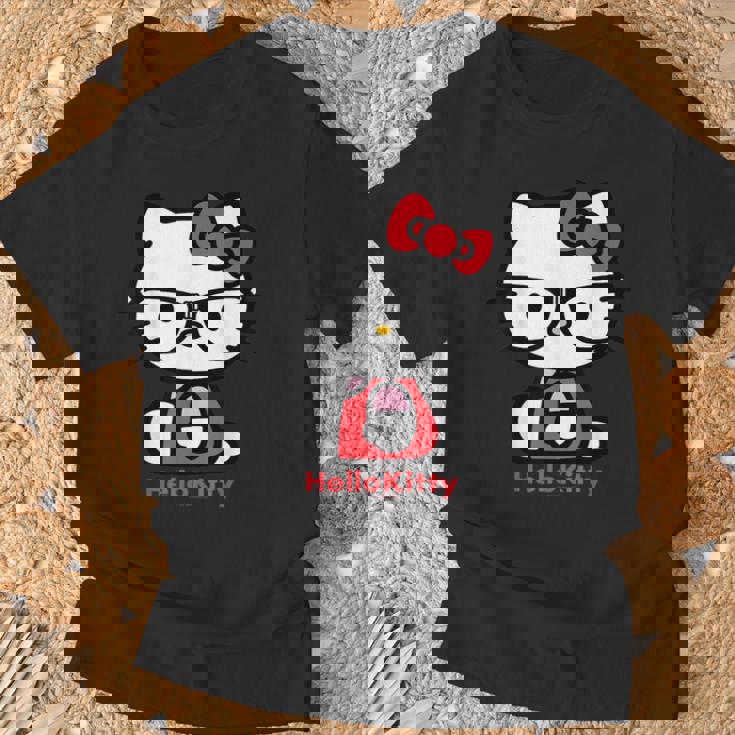ハローキティ Usデザイン メガネ Tシャツ 高齢者への贈り物