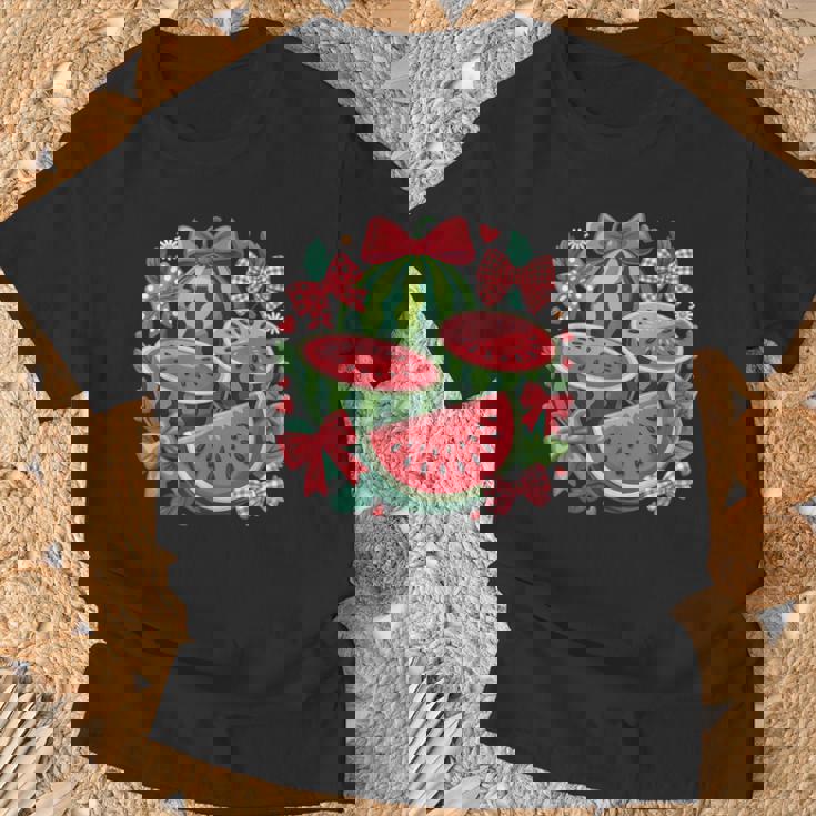 ハローサマー 2025 ガールズ スイカ おもしろバケーション キッズ Tシャツ 高齢者への贈り物