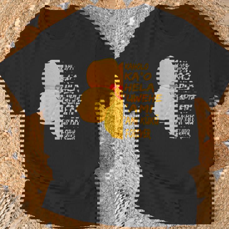 ハワイアン フラダンサー ワヒネ フラダンス ベーシック ステップ Tシャツ 高齢者への贈り物