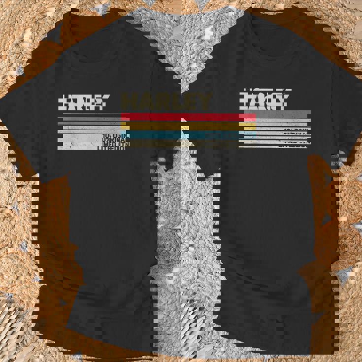 ハーレー 名前入り レトロ ヴィンテージ 70年代 80年代 90年代 誕生日 Tシャツ 高齢者への贈り物