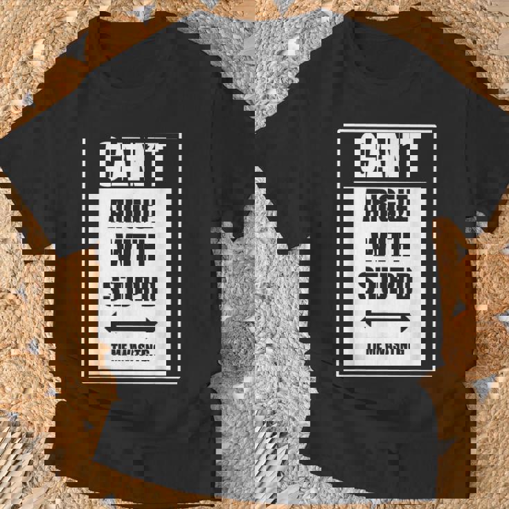 バカな時間を無駄にすることはできません Tシャツ 高齢者への贈り物