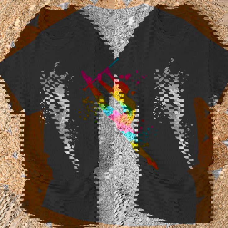 バトン付き体操 ガールズ キッズ 新体操 Tシャツ 高齢者への贈り物