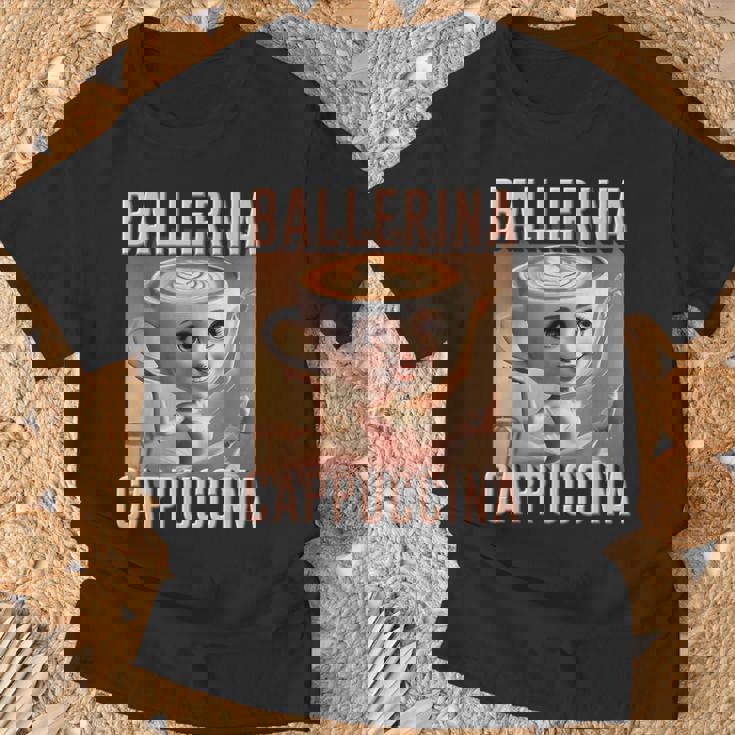 バレリーナ カプチーナ Ai 生成 キャラクター イタリアン ブレイン Tシャツ 高齢者への贈り物