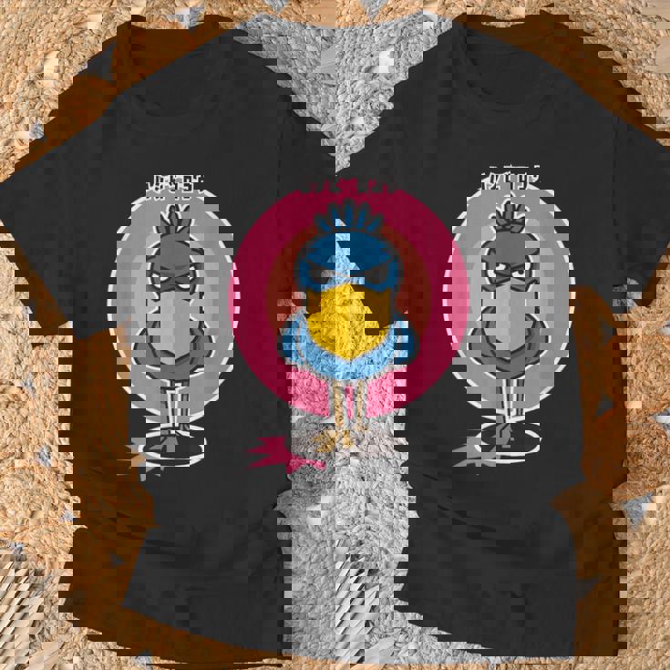 バードシリーズ「ハシビロコウ」 Tシャツ 高齢者への贈り物