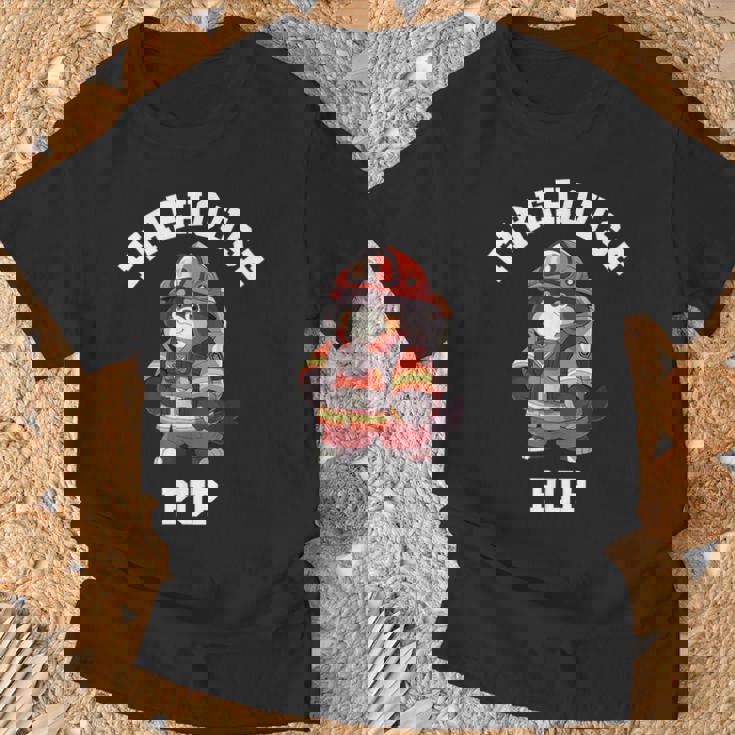 バーニーズマウンテンドッグ ファイヤーハウス パップ 面白い 消防士 Tシャツ 高齢者への贈り物