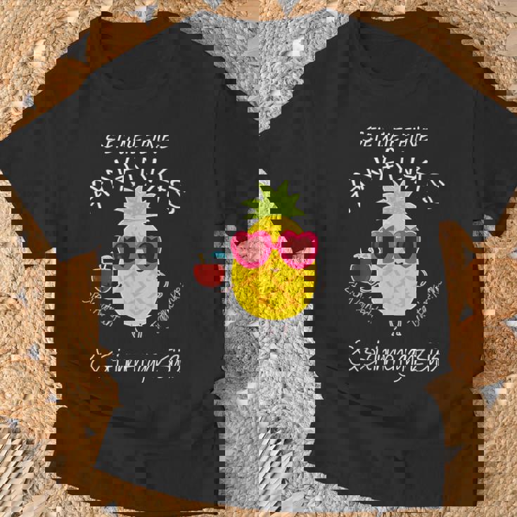 パイナップル サングラス アロハ ビーチ ハワイアン ハワイ Tシャツ 高齢者への贈り物